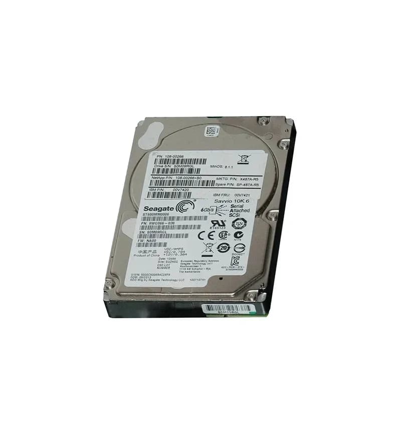00V7421 - IBM 600GB 10000RPM SAS 6Gb/s 64MB Cache 2.5-Inch Hard Drive