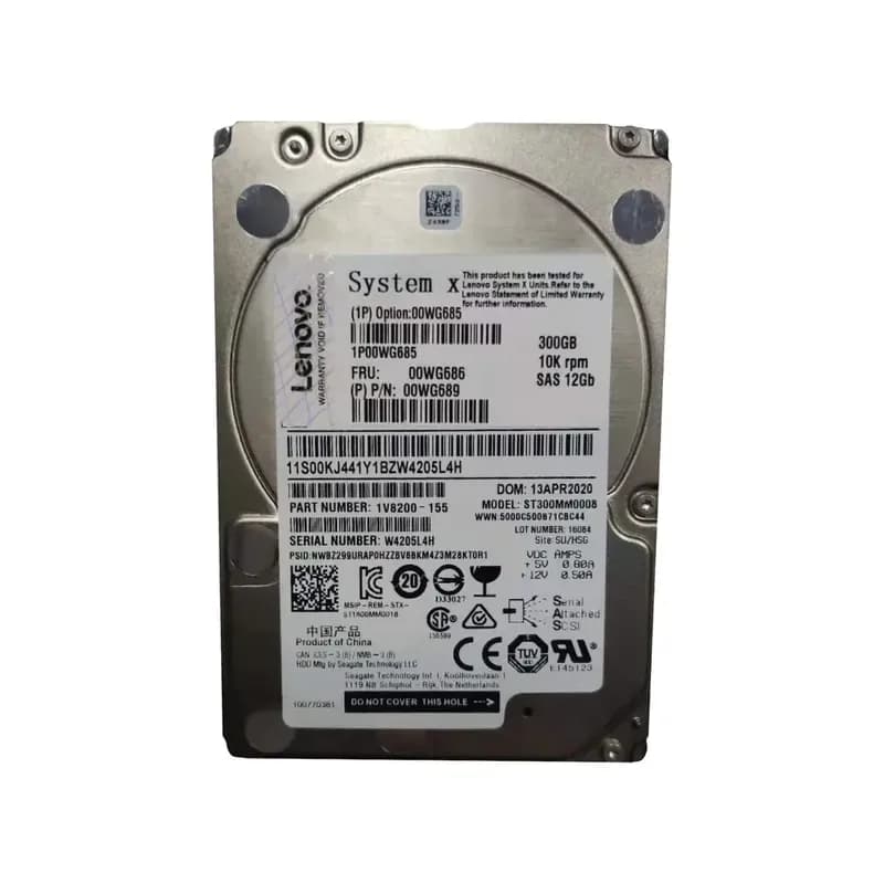 00WG686 - IBM 300GB 10000RPM SAS 2.5-Inch Hard Drive