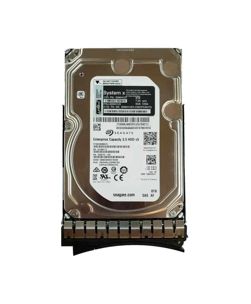 00WH121 - Lenovo 8TB SAS 7200RPM 3.5-Inch Hard Drive