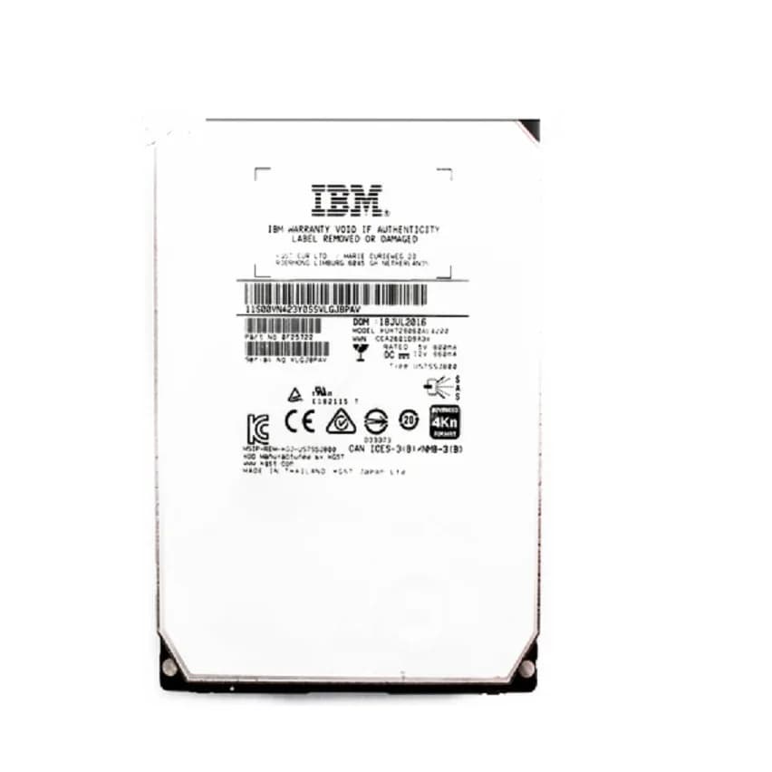 00WY958 - IBM 8TB 7200RPM SAS 12Gb/s 3.5-in Hard Drive