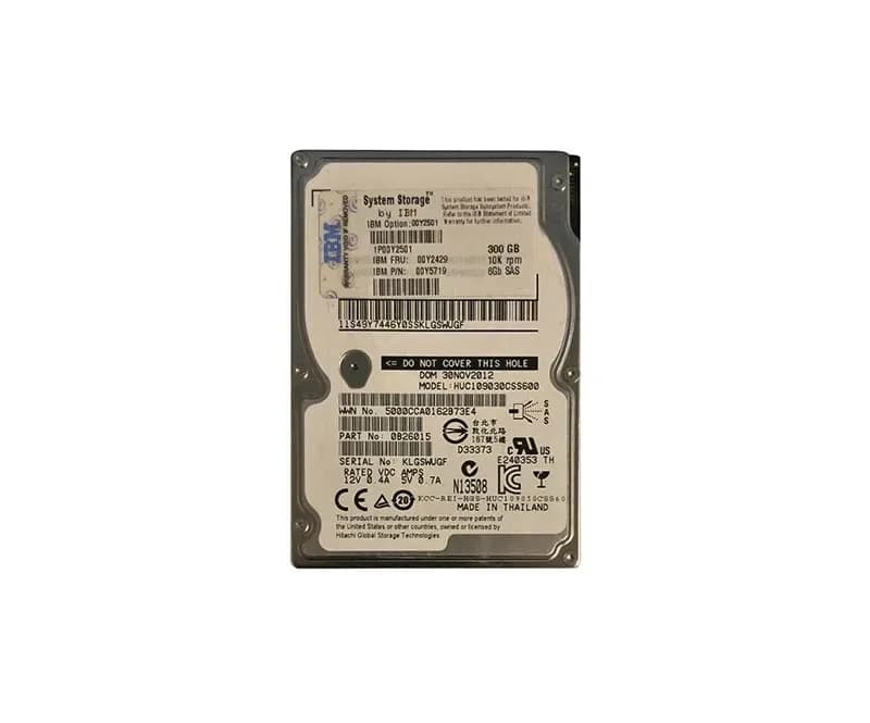 00Y2429 - IBM 300GB 10000RPM SAS 6Gb/s 2.5-Inch Hard Drive