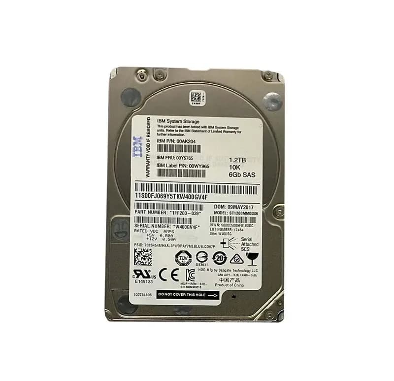 00Y5765 - IBM 1.2TB 10000RPM SAS 6Gb/s Hot Swap 2.5-in HDD