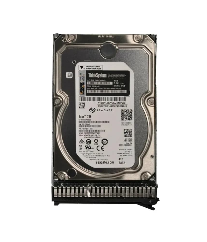00YK040 - Lenovo 4TB 7200RPM SATA 6Gb/s 3.5-in Hard Drive
