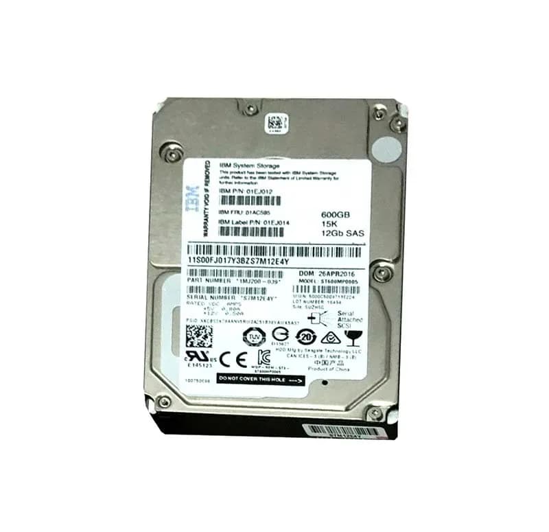 01AC595 - IBM 600GB 15000RPM SAS 12Gb/s 2.5-inch Hard Drive