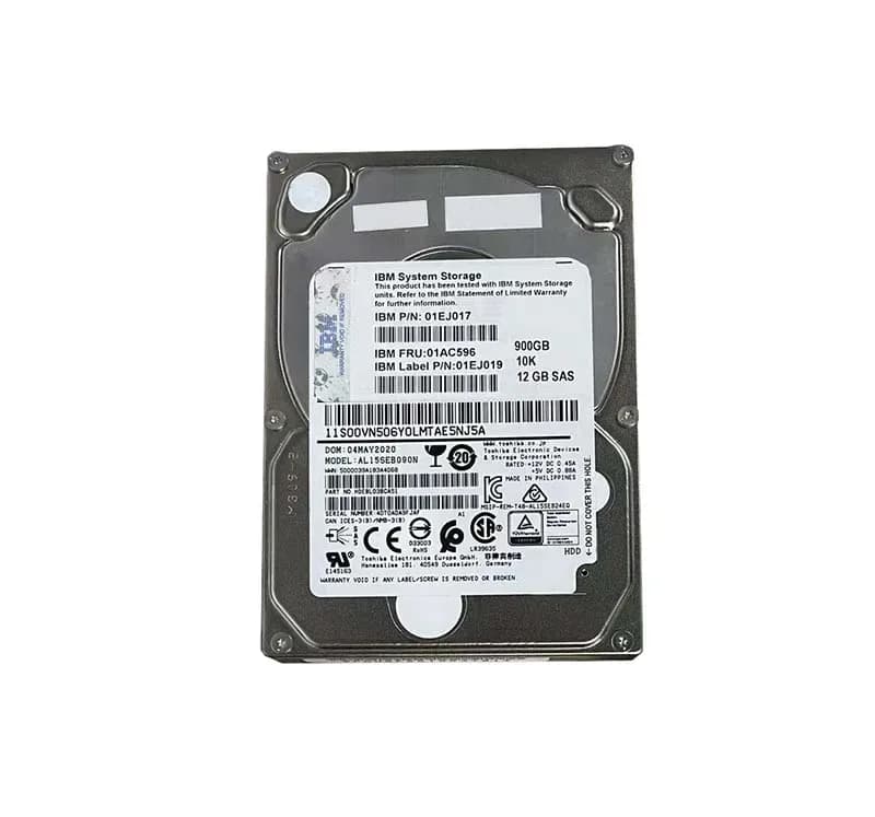 01EJ019 - IBM 900GB 10000RPM SAS 12Gb/s 2.5-in Hard Drive
