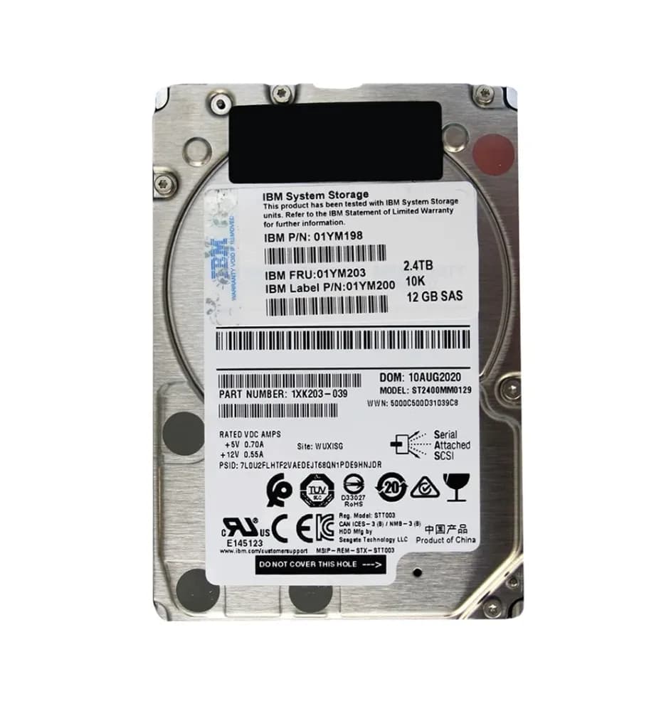 01YM198 - IBM 2.4TB 10000RPM SAS 2.5-Inch Hard Drive