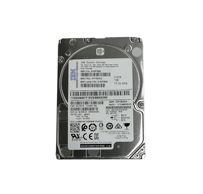 01YM203 - IBM 2.4TB 10000RPM SAS 12Gb/s 2.5-in Hard Drive