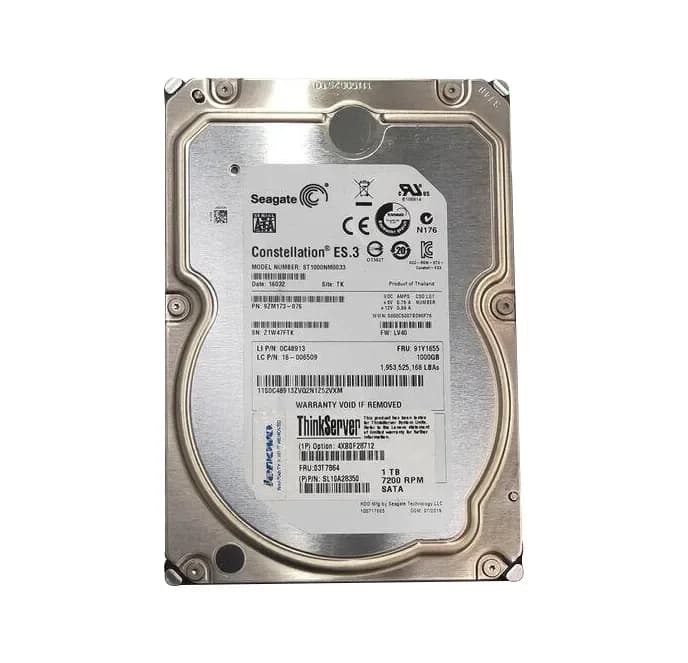 03T7864 - Lenovo 1TB 7200RPM SATA 6Gb/s 3.5-in Hard Drive