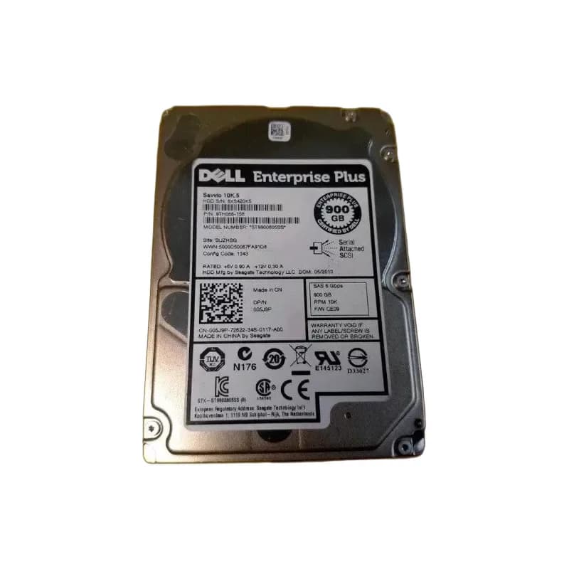 05J9P - Dell 900GB 10000RPM SAS 6Gb/s 2.5-in HDD with Tray