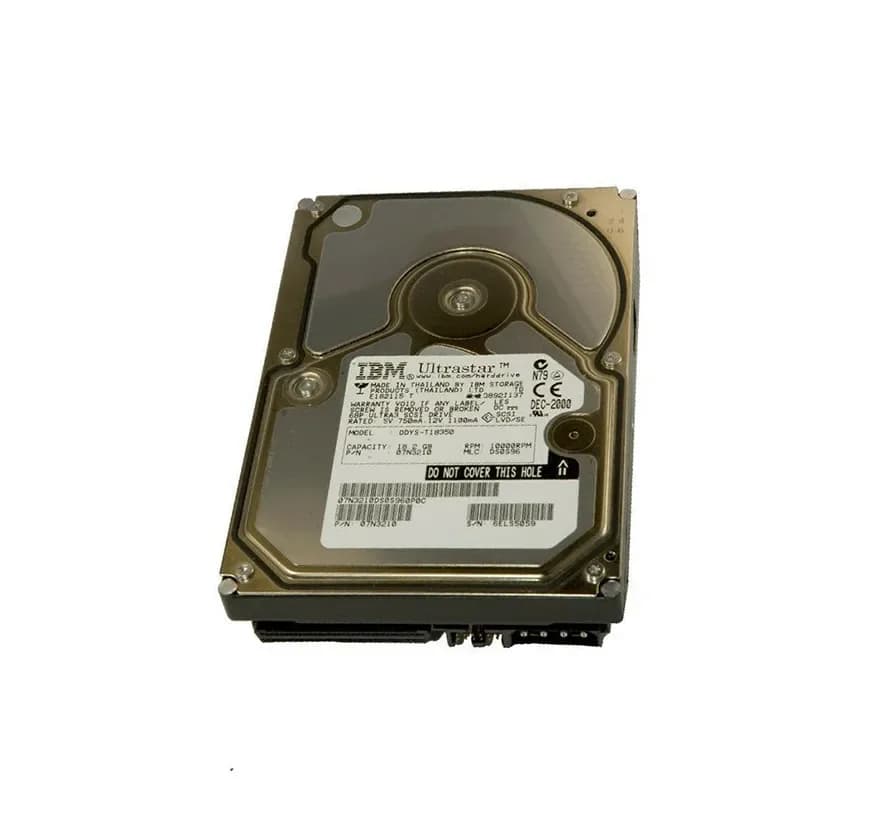 07N3210 - IBM 18.2GB 10000RPM SCSI 160MB/s 3.5-in Hard Drive