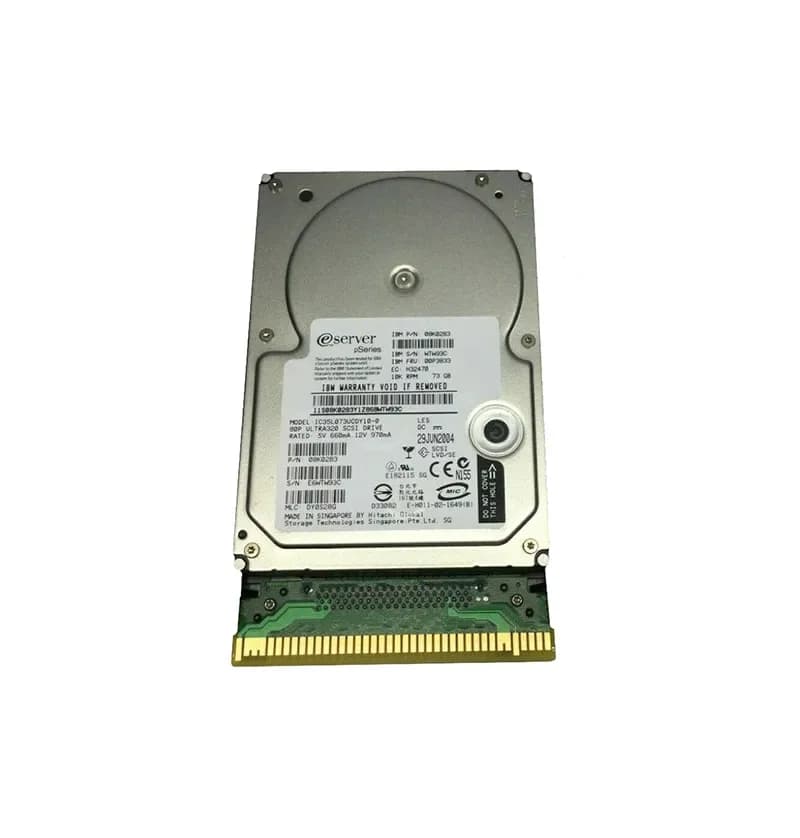 08K0283 - IBM 73GB 10000RPM SCSI 320MB/s 3.5-in Hard Drive
