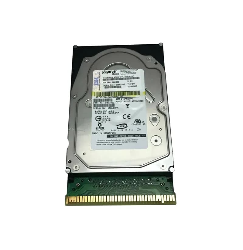 0B21001 - IBM 73.4GB 15000RPM SCSI 320MB/s 3.5-in Hard Drive