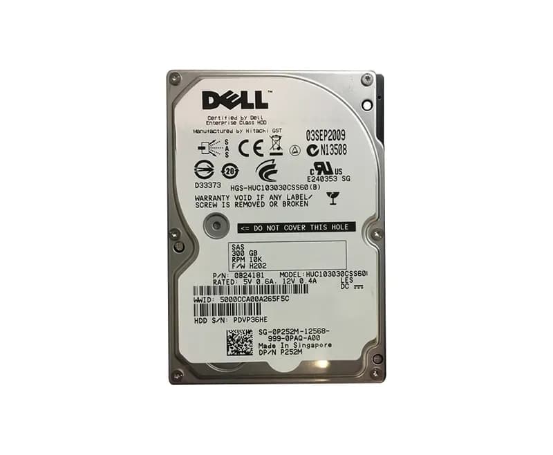 0B24181 - Hitachi 300GB 10000RPM SAS 6Gb/s 64MB Cache 2.5-in HDD