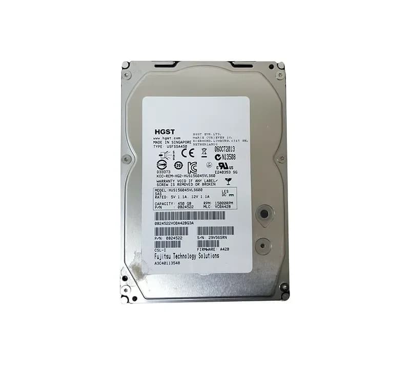 0B24522 - Hitachi 450GB SAS 15000RPM 3.5-inch Hard Drive