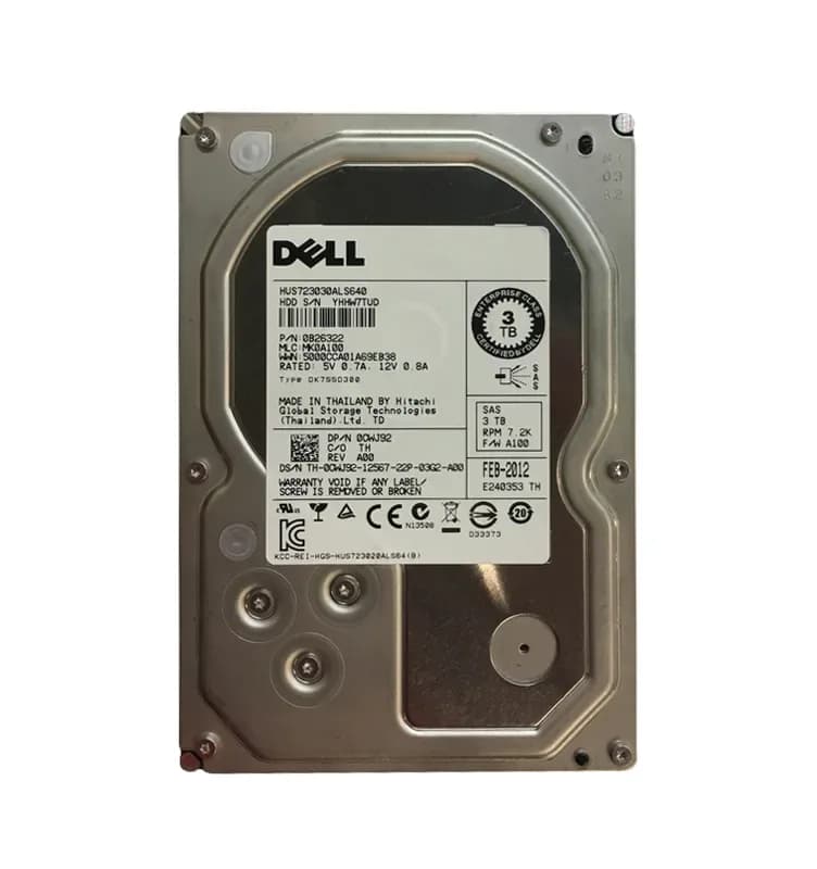 0B26322 - HGST Ultrastar 7K3000 3TB SAS 7200RPM 3.5-inch Hard Drive