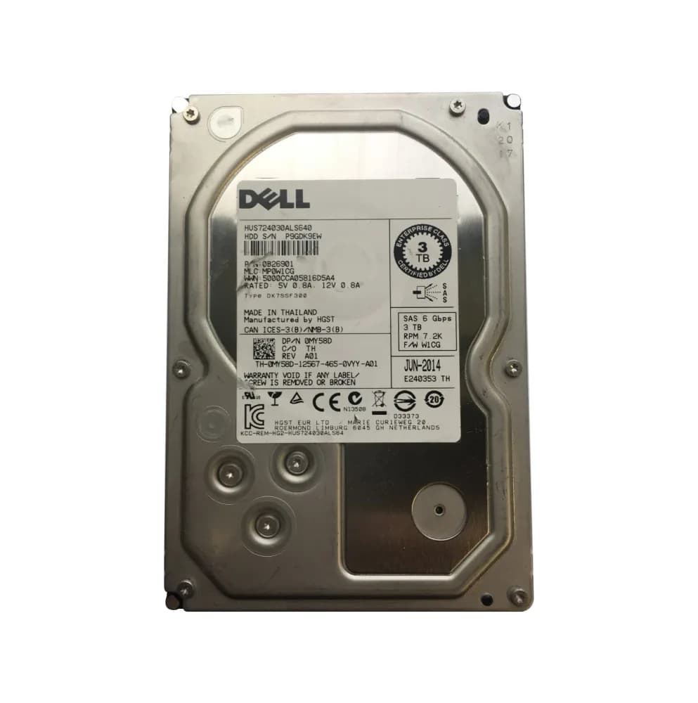 0B26901 - HGST 3TB 7200RPM SAS 6Gb/s 3.5-in Hard Drive