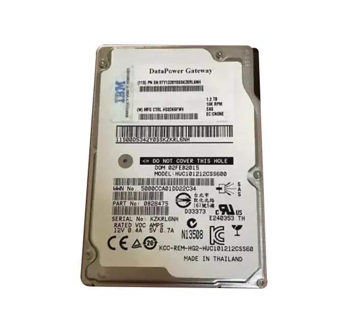 0B28475 - HGST 1.2TB 10000RPM SAS 6Gb/s 64MB Cache 2.5-inch HDD