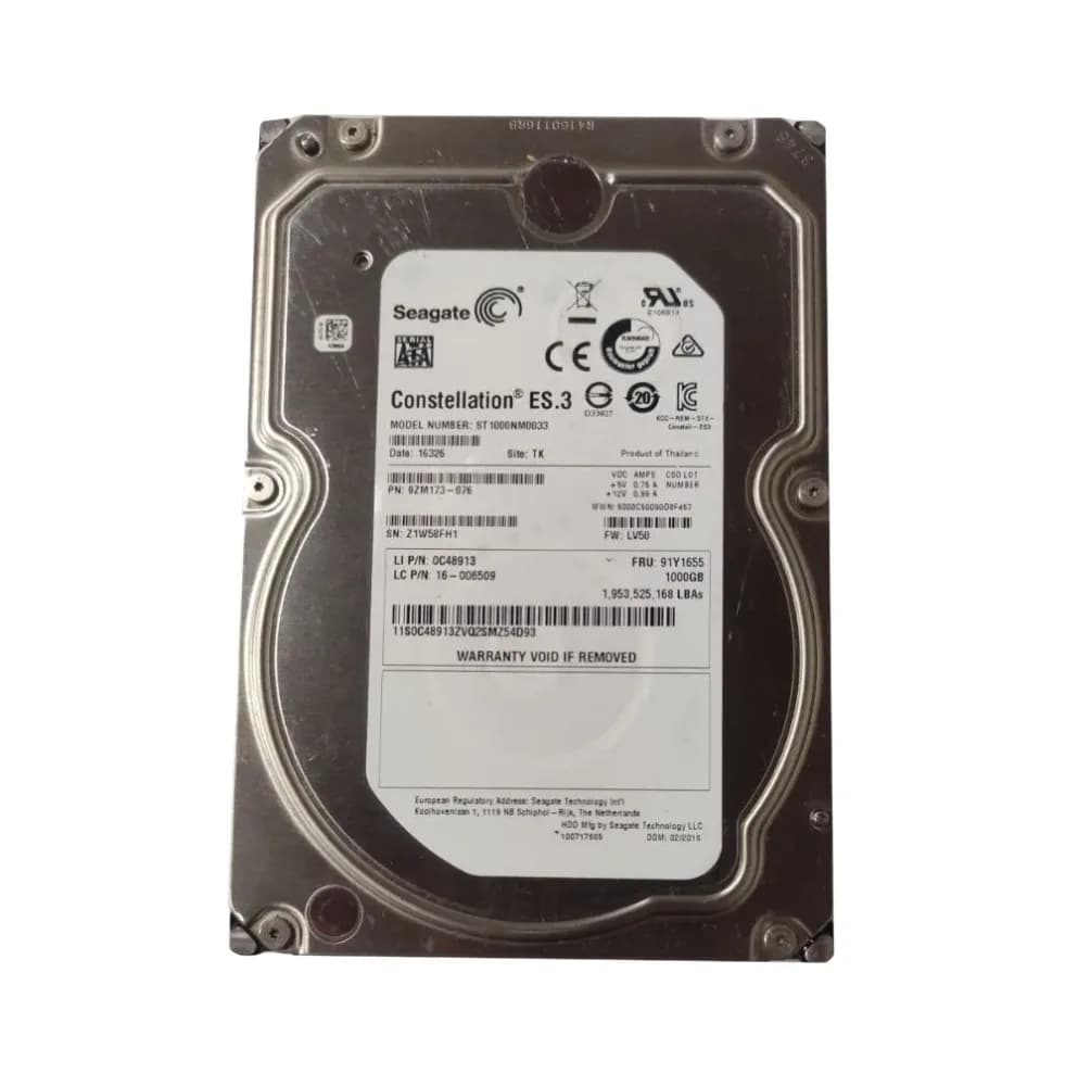 0C48913 - Lenovo 1TB 7200RPM SATA 6Gb/s 3.5-in Hard Drive