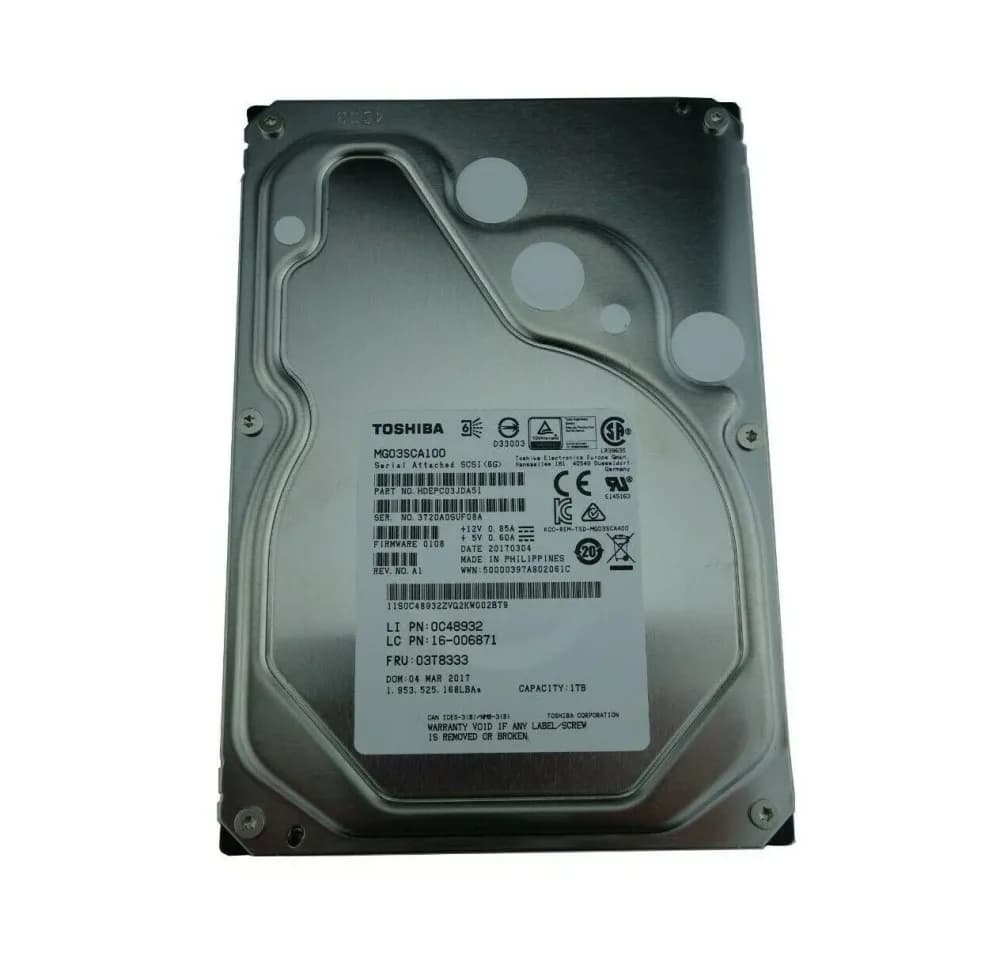 0C48932 - Lenovo 1TB 7200RPM SAS 6Gb/s 3.5-in Hard Drive