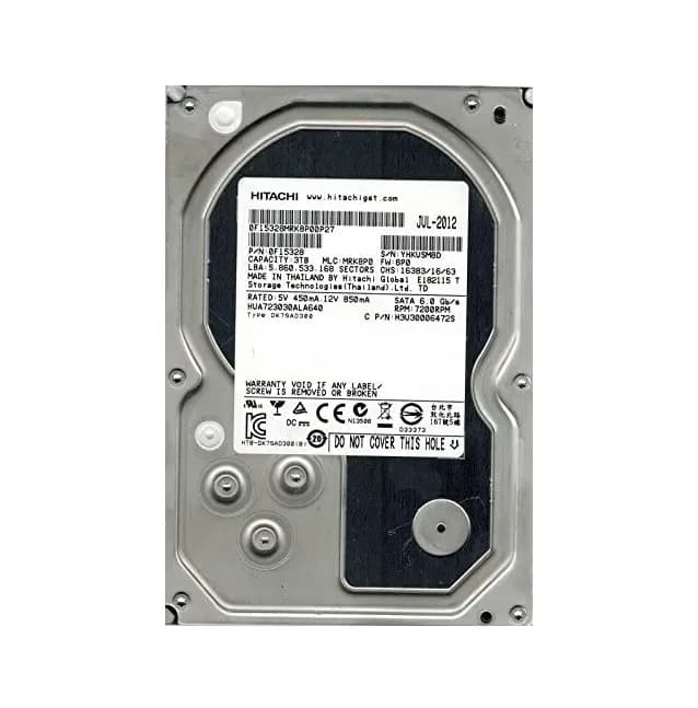 0F15328 - HGST 3TB 7200RPM SATA 6Gb/s 3.5-in Hard Drive