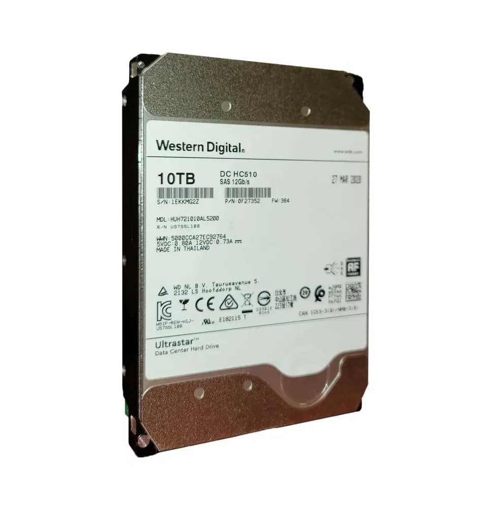 0F27352 - HGST 10TB 7200RPM SAS 12Gb/s 3.5-in Hard Drive