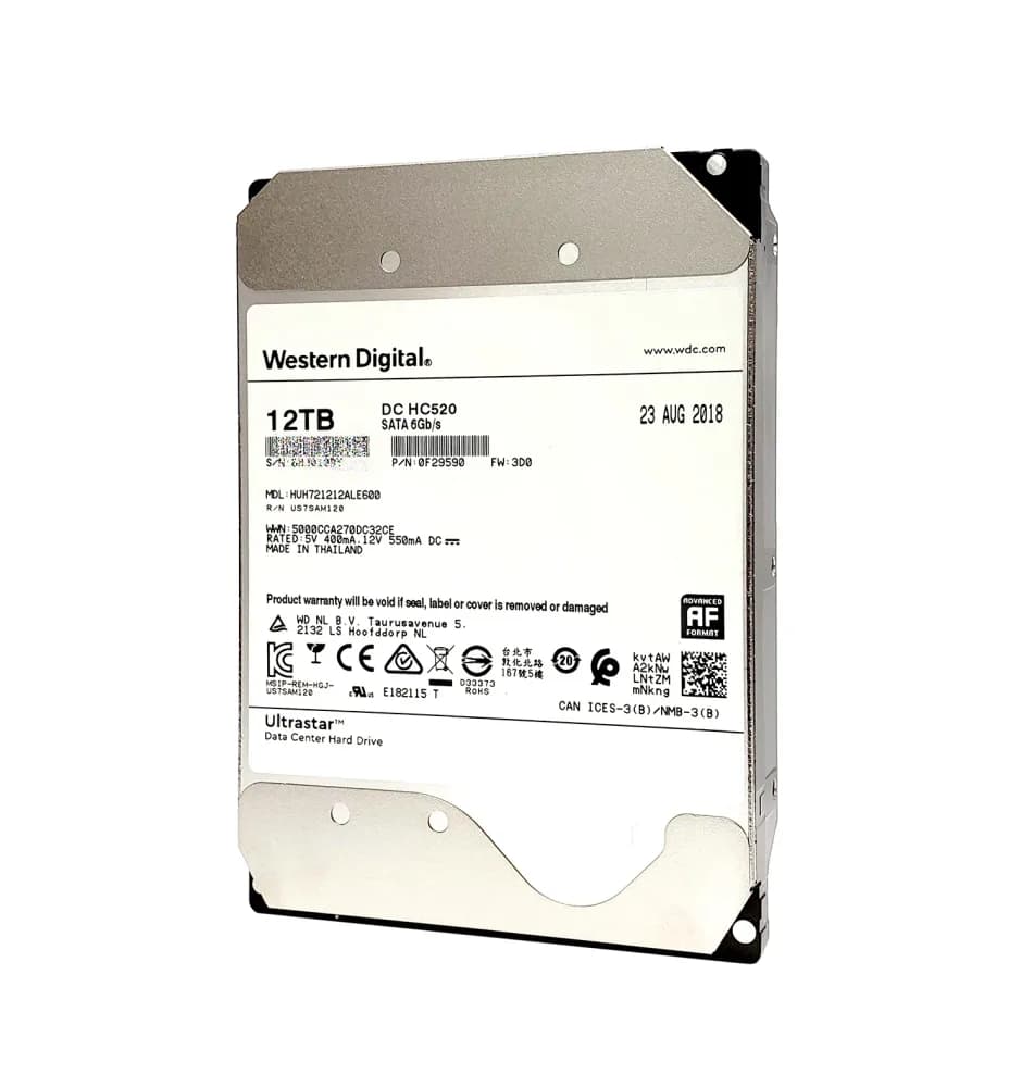 0F29590 - HGST 12TB 7200RPM SATA 6Gb/s 3.5-in Hard Drive