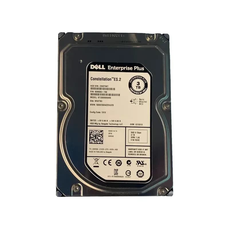 0KK92 - Dell 3TB SAS 7200RPM 3.5-Inch Hard Drive