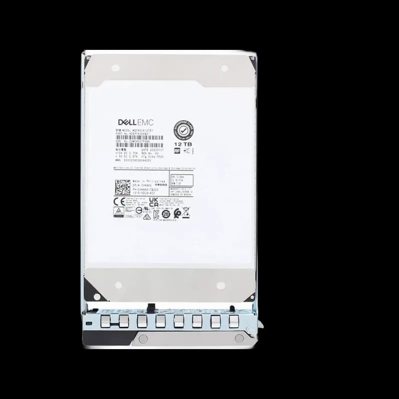 0N96X - Dell 12TB 7200RPM SAS 12Gb/s 3.5-Inch Hard Drive
