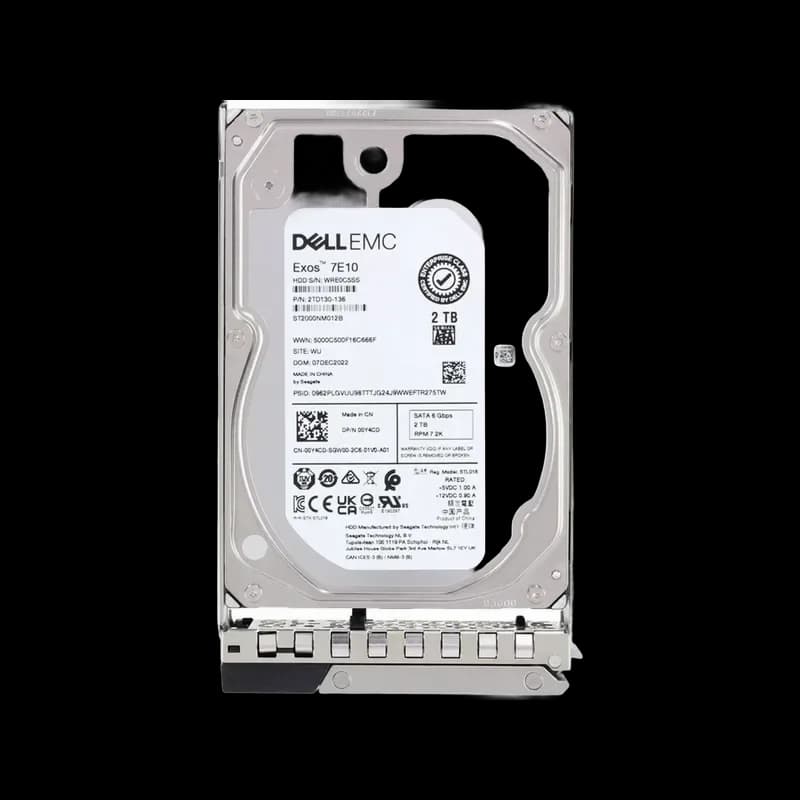 0Y4CD - Dell 2TB 7200RPM SATA 6Gb/s 3.5-Inch Hard Drive