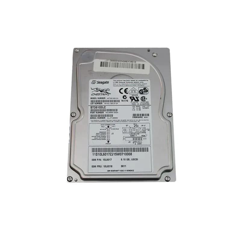10L6018 - IBM 9.1GB 10K U2W SCSI 80-Pin Hot Swap 3.5-in HDD