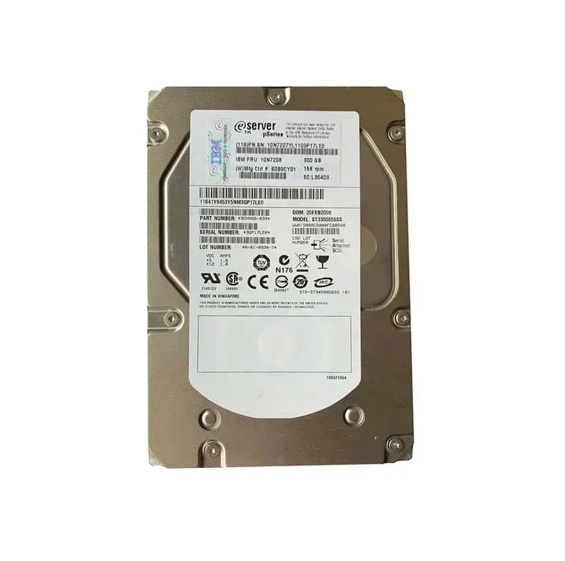 10N7207 - IBM 300GB 15000RPM SAS 3Gb/s 3.5-in Hard Drive