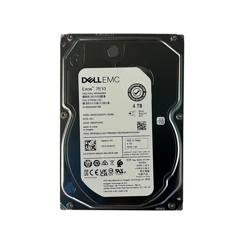 10N7R - Dell 4TB 7200RPM SAS 12Gb/s 3.5-Inch Hard Drive