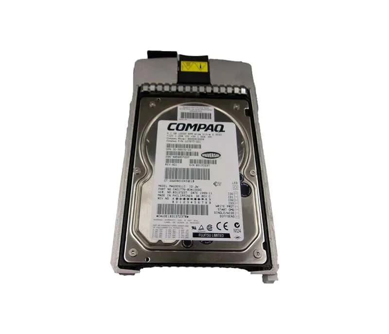 127977-001 - HP 9GB 10000RPM Ultra2 Wide SCSI 3.5-Inch Hard Drive