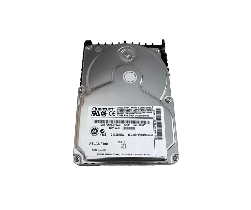 1323U - Dell 18.2GB 7.2K Wide Ultra2 SCSI 80-Pin 3.5-in HDD