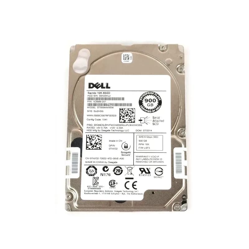 1C9066-251 - Seagate 900GB 10K SAS 6Gb/s (SED FIPS 140-2) 2.5-in HDD