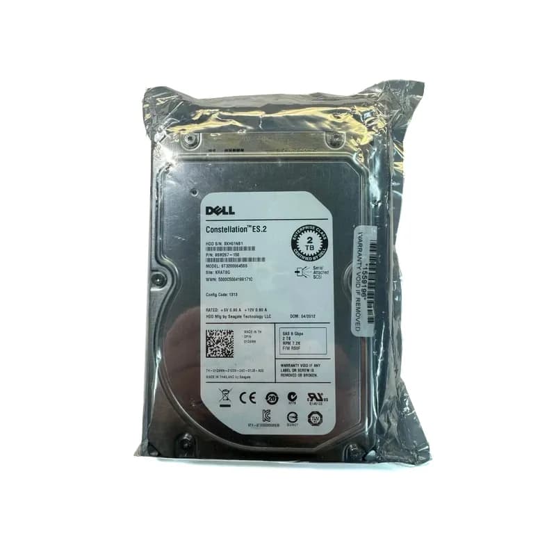 1D9NN - Dell 2TB 7200RPM SAS 6Gb/s 3.5-Inch Hard Drive