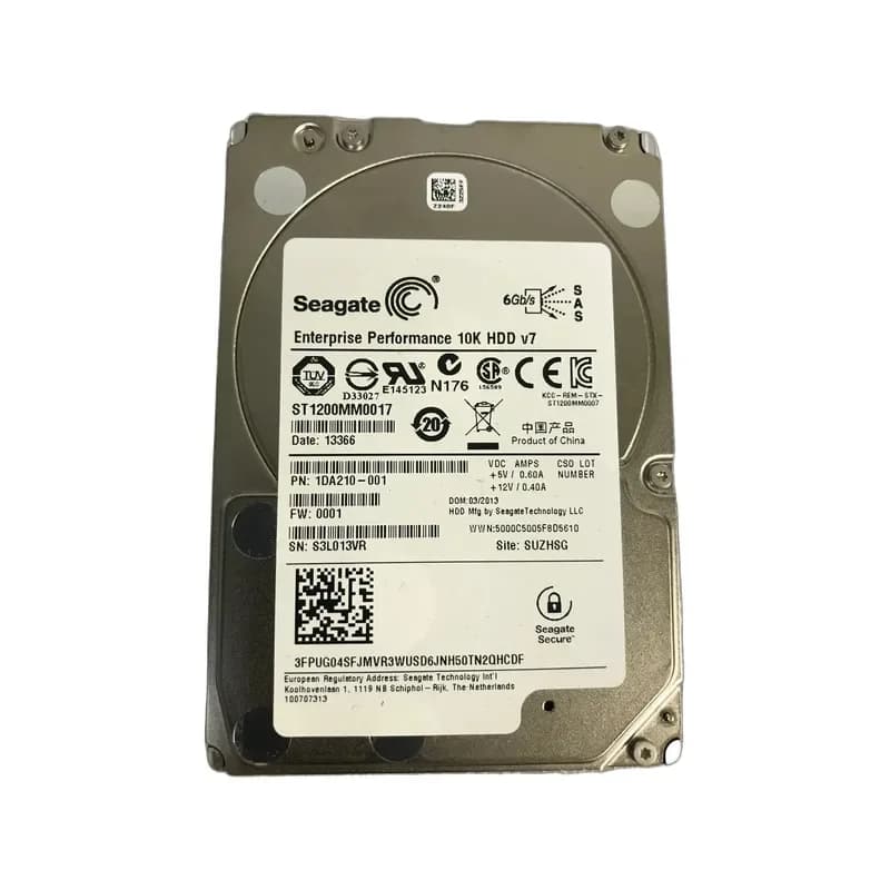1DA210-001 - Seagate 1.2TB 10K SAS 6Gb/s 64MB Cache (SED) 2.5-in HDD