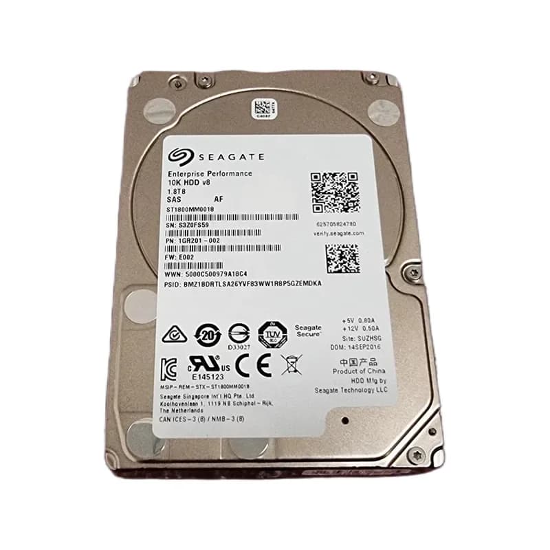 1GR201-002 - Seagate 1.8TB 10000RPM SAS 12Gb/s 2.5-in Hard Drive