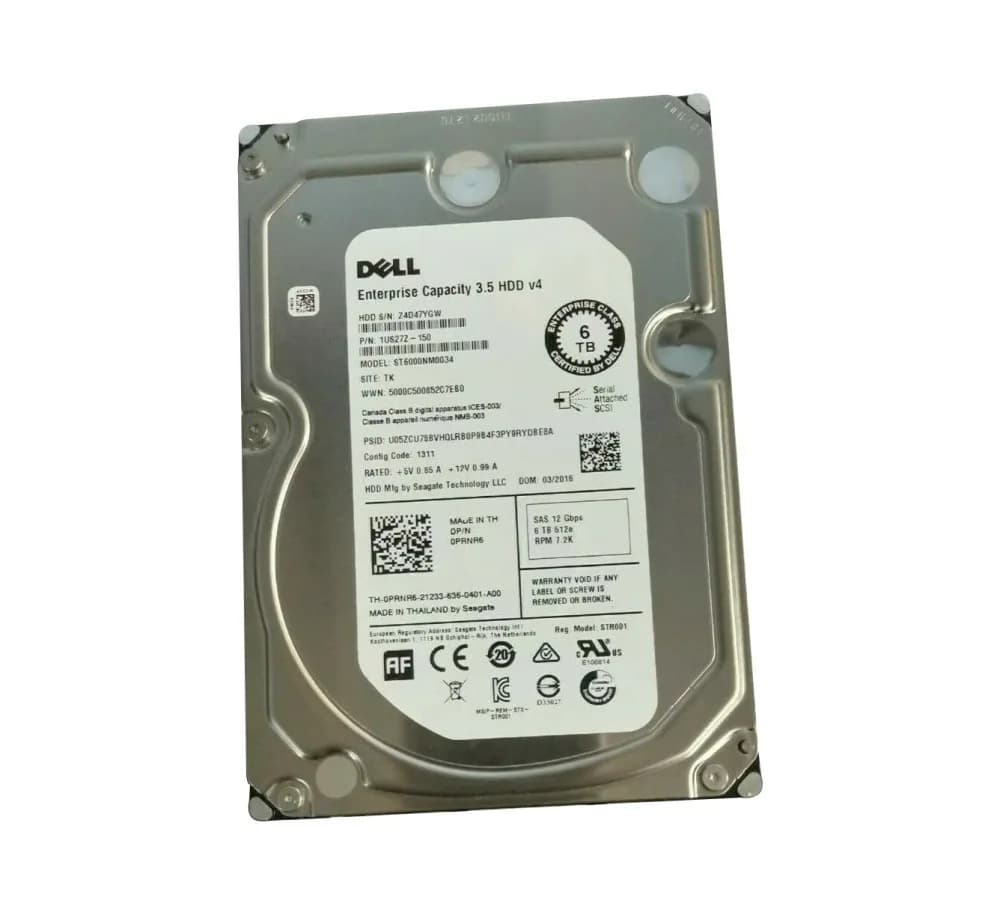 1US27Z-150 - Seagate 6TB 7200RPM SAS 12Gb/s 128MB (512e) 3.5-in HDD
