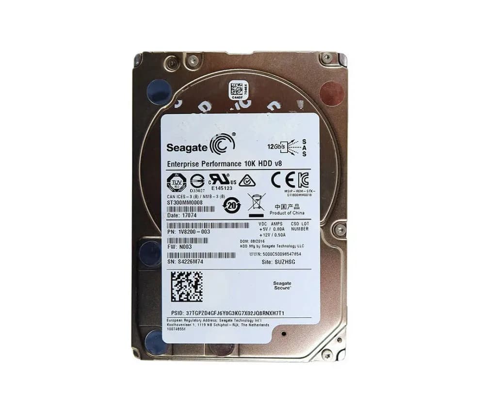 1V8200-003 - Seagate 300GB 10K RPM SAS 12Gb/s 2.5-in Hard Drive