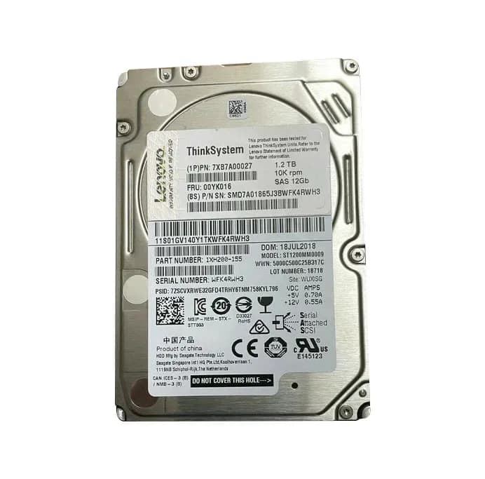 1XH200-155 - Seagate 1.2TB 10K RPM SAS 12Gb/s 2.5-in Hard Drive