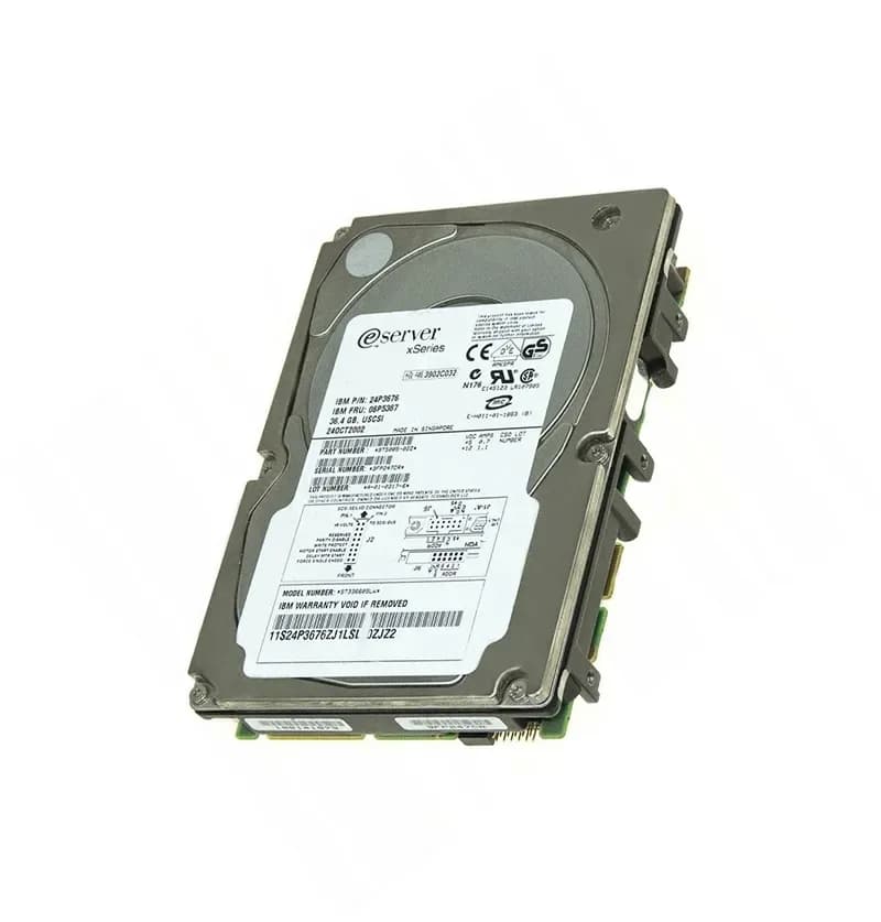 24P3676 - IBM 36.4GB 10000RPM SCSI 160MB/s 3.5-in Hard Drive