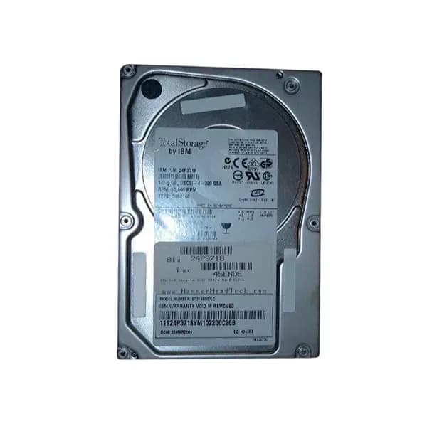 24P3718 - IBM 145.6GB 10000RPM SCSI 320MB/s 3.5-in Hard Drive