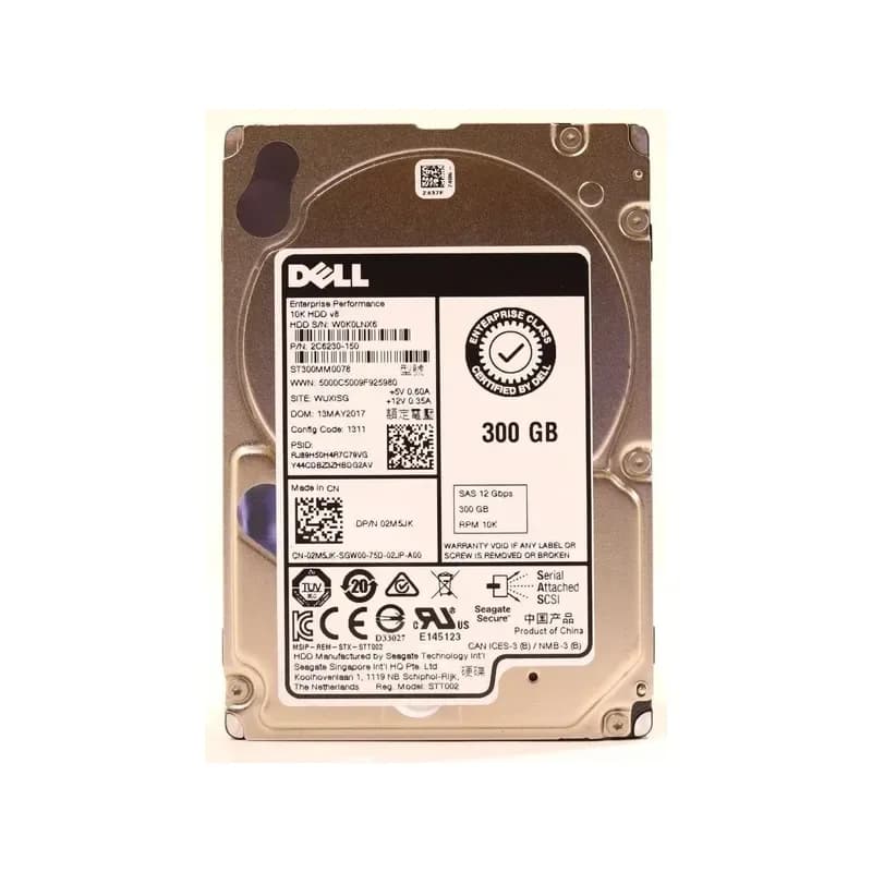 2M5JK - Dell 300GB 10000RPM SAS 2.5-Inch Hard Drive