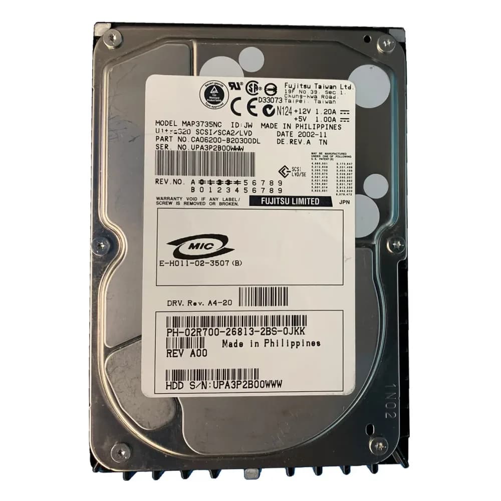 2R700 - Dell 73GB 10000RPM SCSI 320MB/s 3.5-in Hard Drive