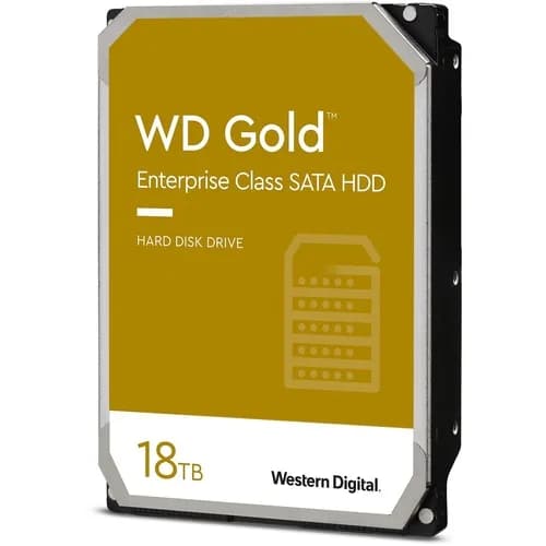 2W10600 - Western Digital Gold 18TB 7200RPM SATA 3.5-Inch Hard Drive