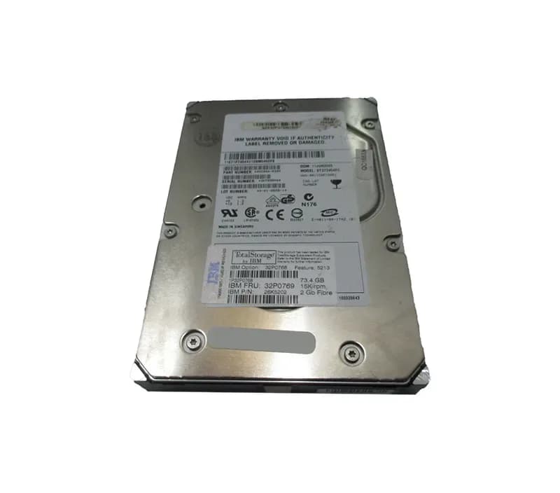 32P0768 - IBM 73GB 15000RPM Fibre Channel 2Gb/s 3.5-in Hard Drive
