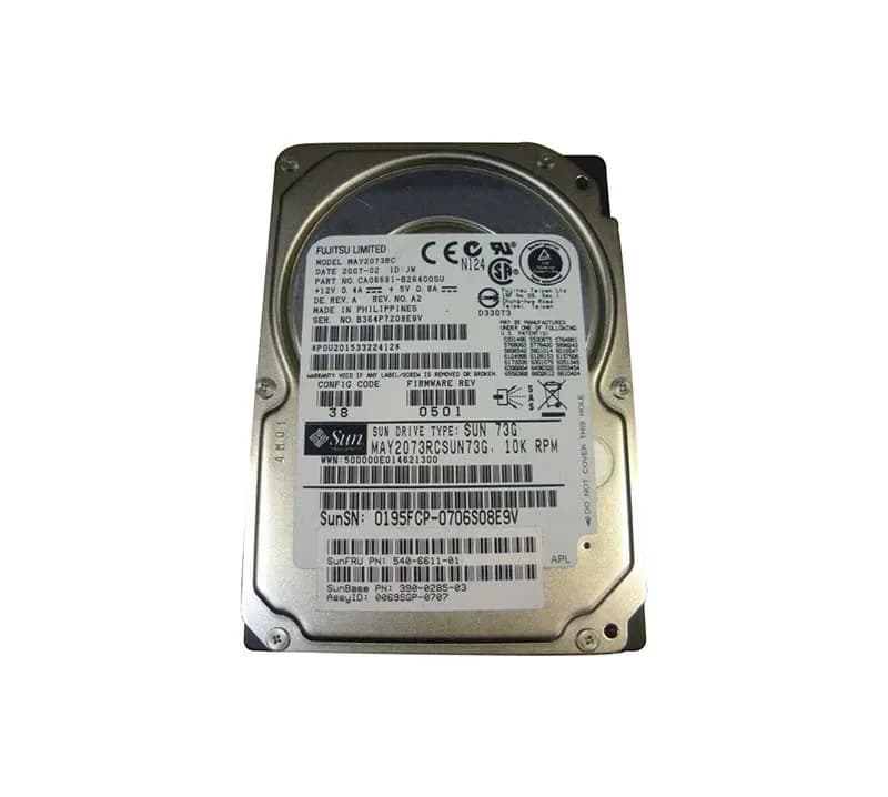 390-0285-02 - Sun 73GB 10000RPM SAS 3Gb/s 2.5-in Hard Drive