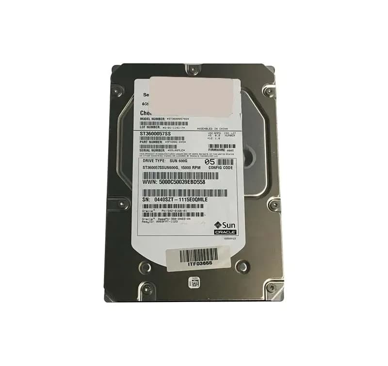390-0463-02 - Sun 600GB 15000RPM SAS 6Gb/s Hot Swap 3.5-in HDD