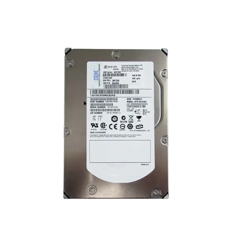 39R7342 - IBM 146GB 10000RPM SAS 3Gb/s 3.5-in Hard Drive